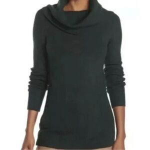 French Connection Dark Green Cowl Neck Sweater size Small